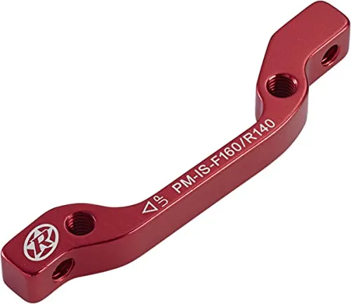 Reverse Scheibenbremsen Adapter 2in1 is-PM 160 vorne & hinten 140mm rot