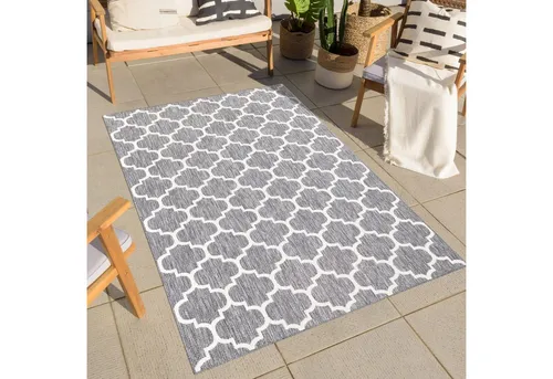Carpet City Outdoorteppich Outdoor 462, rechteckig, Höhe: 5 mm, Läufer, UV-beständig, Flachgewebe, auch quadratisch, In- und Outdoor