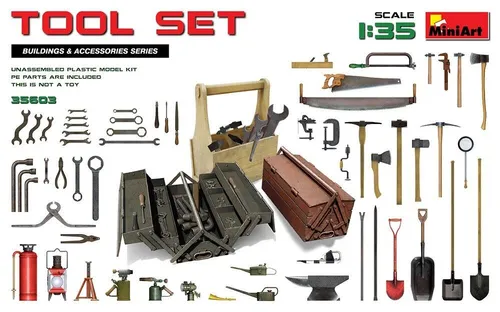 Miniart 35603 - 1:35 Tool Set - Neu