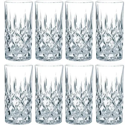 Nachtmann Noblesse Longdrinkglas 8er Set - Hochwertiges 8er Set Longdrinkgläser aus klarem Glas, ideal für festliche Anlässe oder den täglichen Gebrauch. Genießen Sie Ihre Getränke stilvoll und elegant.