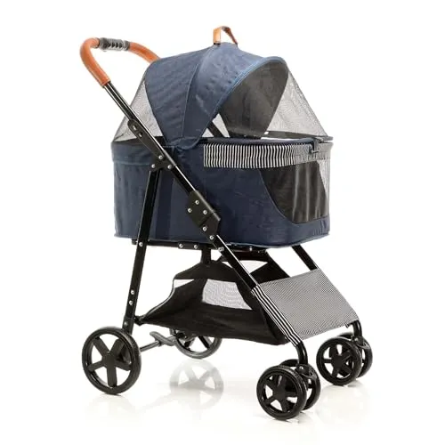 Fudajo 2in1 Hundebuggy in Blau