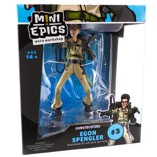 WETA Workshop Ghostbusters Egon Spengler Mini Epics Figur - Action-Figur von Egon Spengler aus Ghostbusters, detailreich gestaltet und perfekt für Sammler und Fans der Kultreihe.