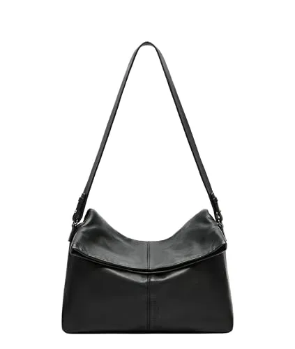 LIEBESKIND Berlin Hobo M FIONA Sheep Natural black - Stilvolle Handtasche - Elegante Handtasche aus hochwertigem Schafsleder, ideal für den Alltag. Mit ihrem zeitlosen Design und praktischen Stauraum ist sie der perfekte Begleiter für jede Gelegenheit.