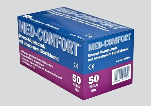 Mundschutz 3-lagig, lila