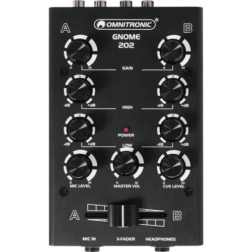 Omnitronic Gnome E-202 2-Kanal DJ Mixer
