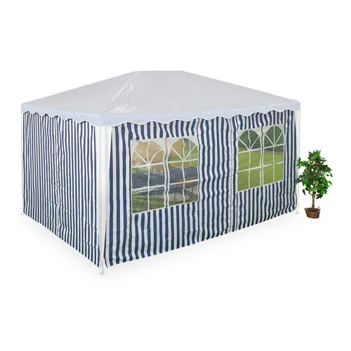 Wasserdichte Pavillon Seitenplanen 2er Set - Pavillon- & Pergolateile, 100% wasserdicht, ideal für wetterfeste Feiern im Freien, Maße: 400 cm x 200 cm, leicht und langlebig.