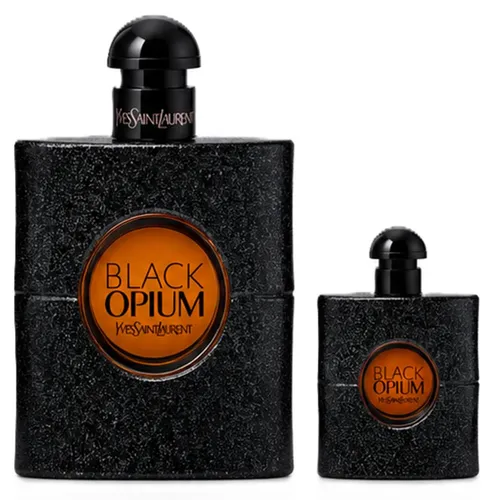 Yves Saint Laurent Black Opium EDP 50ml + Miniatur EDP 7,5ml - Entdecken Sie das Yves Saint Laurent Black Opium Eau de Parfum Set mit 50ml und einer 7,5ml Miniatur. Perfekt für jeden Anlass und ideal für unterwegs.