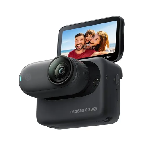 Insta360 Go 3S (64GB) schwarz - Kompakte Action-Cam, ideal für kreative Aufnahmen und temporär im Preis gesenkt