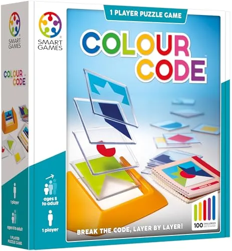 Smart Games 81115 113467 SG 090-Color Code, Multicolor, Dimensions: 24 x 6,3 x 24 cm (LxWxH)