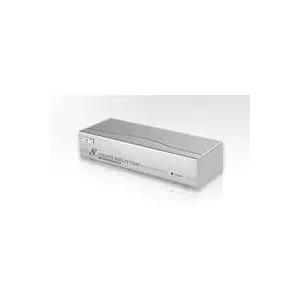 Aten VS98A VGA Video-Splitter, 8-fach Audio- & Video-Adapter - Audio-Adapter mit 8-Port VGA-Splitter, ideal für große Bildübertragungen bis 65 m, unterstützt bis zu 512 Bildschirme und eine Bandbreite von 300 MHz für optimale Grafikqualität.