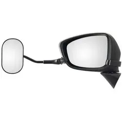 EMUK Spiegel 100330 für Wohnwagen - Caravanspiegel für Mazda CX5 I, perfekte Passform durch schwingungsdämpfende Halterung, aerodynamisches Design und einfache Montage ohne Werkzeug.