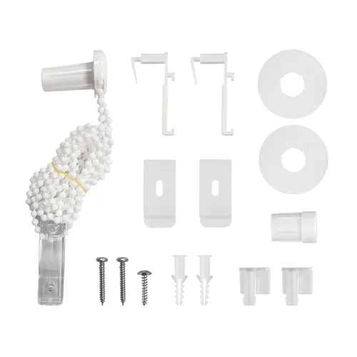 Rollo Doppelrollo Klemmfix Duo Fensterrollo Fenster Tür Ersatzteile Set Weiß
