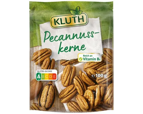 KLUTH Knabberei, Kluth Pecannusskerne reich an Vitamin B1 Premium Produkt 100g
