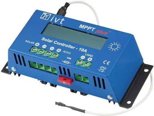 IVT MPPTplus 10A Laderegler - Effizienter Solar Controller für 12V/24V Systeme - Laderegler für Garten und Elektrobedarf mit MPPT-Technologie für maximale Solarleistung und automatischer Spannungserkennung. Ideal für verschiedene Akku-Typen, schützt vor Tiefentladung.