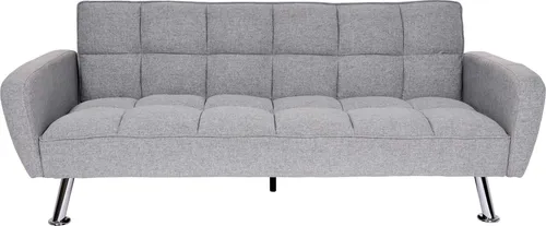 Sofa MCW-K19: Schlafsofa mit Nosagfederung - Sofa, Couch und Gästebett in einem! Mit dreistufig verstellbarer Rückenlehne und Schlaffunktion für optimalen Komfort. Ideal für jedes Zuhause.
