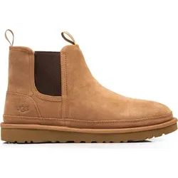 UGG Neumel Chelsea Stiefel Braun EU 42 - Wanderschuhe mit klassischem Chukka-Stil und Chelsea-Komfort, aus hochwertigem Wildleder, ausgestattet mit UGGplush™ Futter für Wärme und weichen Tragekomfort.