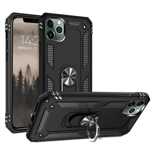 Handy Hülle für Apple iPhone 11 Pro Handyhülle Schutz Cover Case Schwarz