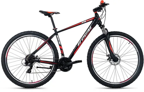 KS Cycling Mountainbike Morzine - 21 Gang Shimano, Herren-Fahrrad für Abenteuer - Fahrrad mit 21 Gängen, robustem Aluminiumrahmen und 29 Zoll Laufrädern. Ideal für Alltag und Ausflüge, mit komfortablem, rutschfestem Sattel und vielseitiger Nutzung.