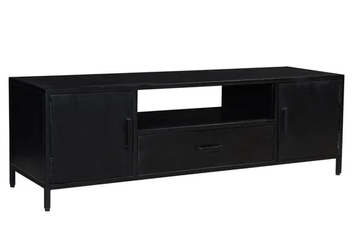 Produktbild Livingfurn Kala TV-Möbel – Mangoholz mit Stahlgestell