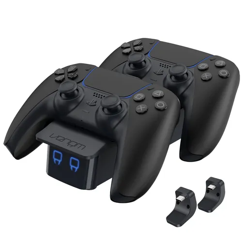 Venom PS5 Ladestation - Twin Dock Controller Ladestation - Schwarz