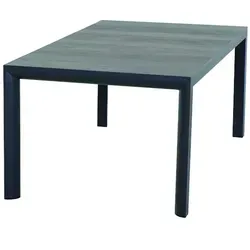 Siena Garden Silva Gartentisch 180x100 cm - Gartentisch aus Aluminium und Keramik, modern und pflegeleicht, ideal für gesellige Zusammenkünfte im Freien.
