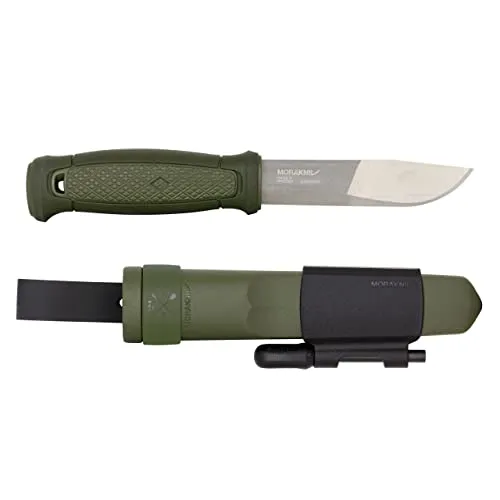 Morakniv Gürtelmesser KANSBOL SK - Grün/Schwarz, robust und ideal für Outdoor-Abenteuer