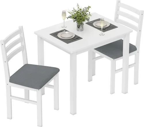 HOMCOM Essgruppe Holz 80 x 60 cm