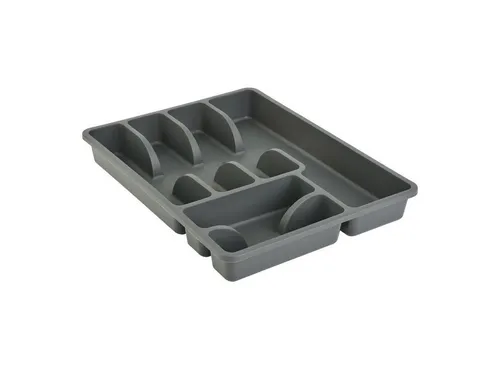 Engelland Besteckkasten Besteckeinsatz für Schubladen 30 cm (Vorteils-Set, 1 St., 38 x 29 x 5 cm), BPA-frei, robuster PP-Kunststoff, für alle handelsüblichen Schubladen