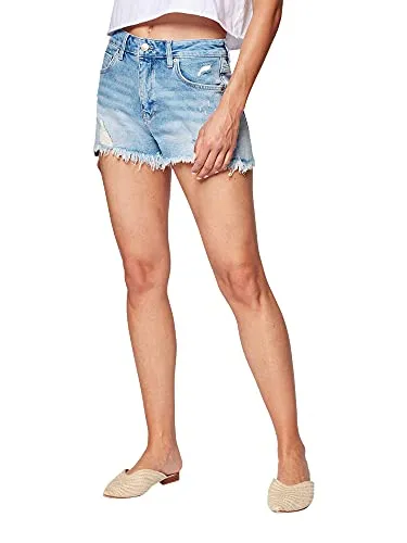 Mavi Damen Rosie Shorts, Blau (Mid Retro 80'S 28623), W26 (Herstellergröße: 26/)