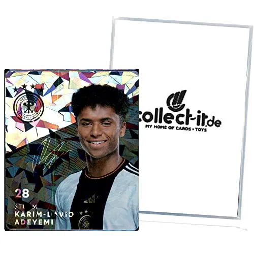 REWE GLITZER Karte 28 - Karim-David Adeyemi - WM 2022