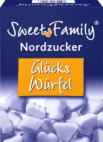 Glückswürfel Nordzucker - Süßer Genuss für jede Gelegenheit - Würfelzucker von Nordzucker, ideal zum Süßen von Getränken und Speisen, praktisch verpackt für unterwegs.