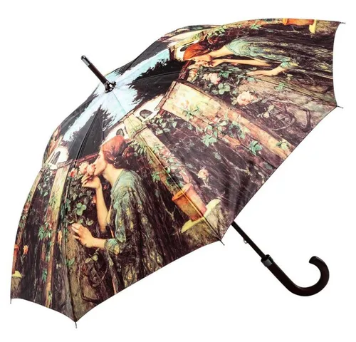 Luckyweather Stockregenschirm SWEET ROSES in braun von Luckyweather not just any other day