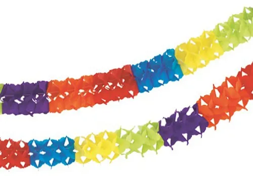PAPSTAR Girlande aus Papier Länge: 4 m Durchmesser: 115 mm