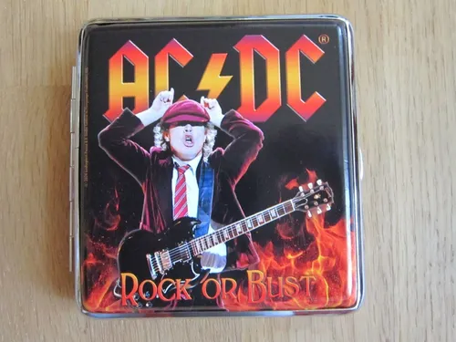 Zigarettenetui Metall AC/DC Rock or Bust für 20 Zigaretten