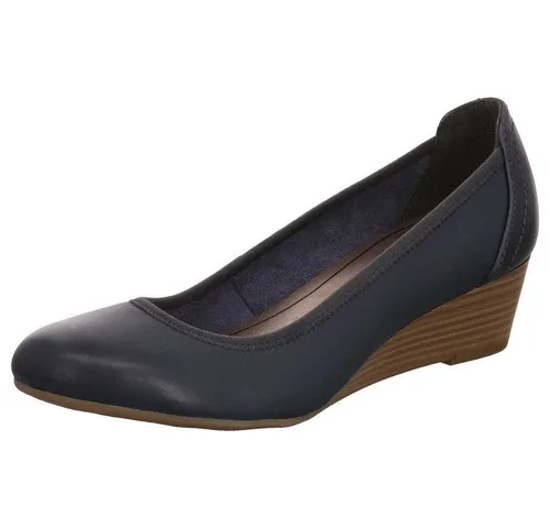 Tamaris Keilpumps 1-22320-42 848 - Damen-Pumps mit TOUCH-IT Technologie für bequemen Tragekomfort und rutschfester ANTIslide Sohle. Hochwertiges Leder und eleganter Keilabsatz vereinen Stil und Funktionalität.