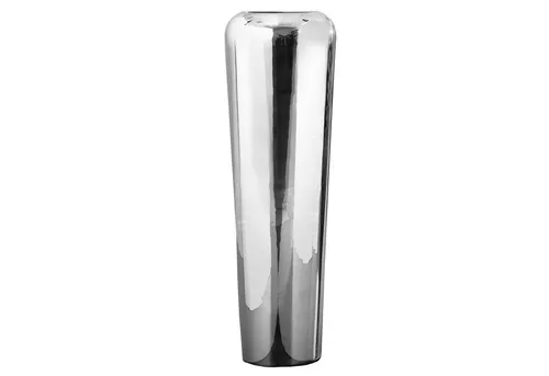 Fink Dekovase TUTZI - Elegante silberfarbene Vase aus Eisen, 70cm hoch - Die TUTZI Vase von FINK ist ein stilvolles Wohnaccessoire, das durch ihre elegante Form und hochwertige Verarbeitung besticht. Ideal für beeindruckende Tischdekorationen und vielseitig einsetzbar.