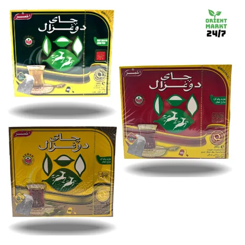 Do Ghazal Ceylon Tee – 100 Teebeutel – Schwarztee / Kardamom / Grüner Tee