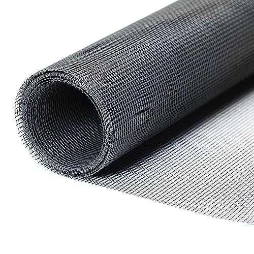 Dantolo Fliegengitter Fenster120cm x 250 cm，Insektenschut Meterware, Zuschneidbares Moskitonetz, Fiberglas Fliegennetz für Fenster und Türen-Grau