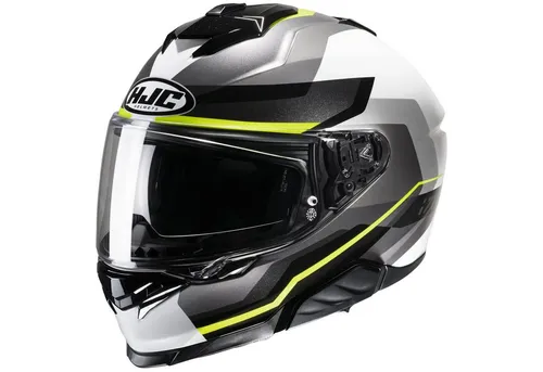 HJC i71 Nior MC3H Integralhelm weiß, S - Motorradhelm mit neuem schlanken Design, verbesserter Belüftung und integriertem Pinlock-Visier für optimale Sicht und Sicherheit. Ideal für sportliches Fahren und Touring.