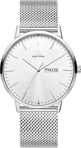 Danish Design Herren-Uhren Analog Quarz One Size Silber 32020133