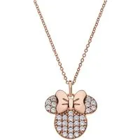 Disney Kette Minnie Mouse CS00006PZWL-P.CS aus 925er Silber - Colliers mit bezauberndem Minnie Mouse Design, aus hochwertigem 925er Silber für einen eleganten Look.