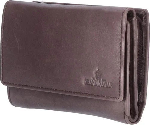 The Skandinavian Brand Damenbörse Leder in Mixed Farbsortierung 30-braun - Damen-Geldbörsen aus hochwertigem Leder, stilvoll und funktional mit mehreren Fächern für optimale Organisation.