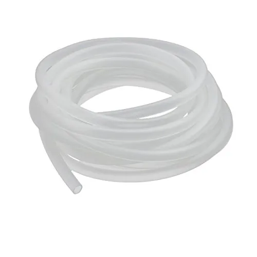 sourcing map 4mm x 5.5mm Silikon Durchscheinend Rohr Wasser Luftpumpe Schlauch Leitung 3 Meters 9.8Ft Länge
