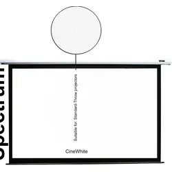 SPECTRUM - MOTOR LEINWÄNDE MIT EINER MAXWHITE-LEINWAND FÜR STANDARDPROJEKTOREN-Elite screens electric projection screen, Spectrum, Motorleinwand-Elite Screens, Beamer Leinwand, Projektionsleinwand, Heimkino Weiß / MaxWhite / 16:10 / 85