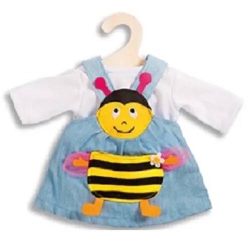 Heless 1588 Puppenkleidung Bienenkleid in Größe 28-35cm