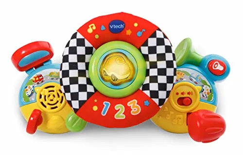 VTech 192503 Toot Toot Drivers Baby Driver, Interactive Pushchair Toy, Role-Play Toy with Sounds and Music, Suitable for Aged 3