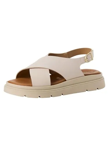 Tamaris Sandalette 1-28270-42 TOUCH-IT - Wanderschuhe mit innovativer TOUCH-IT Technologie für optimalen Komfort, in stilvollem beige-braun und ideal für entspannte Sommertage.