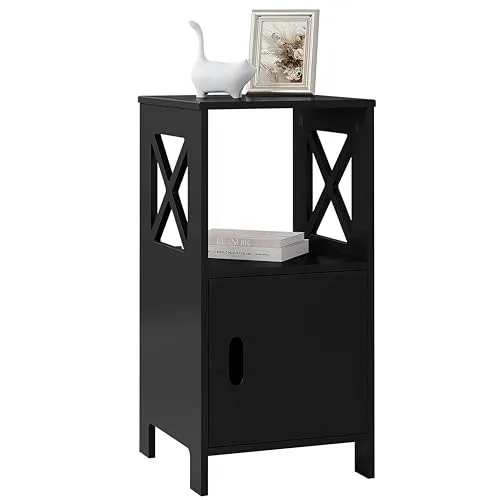 Nachttische Schwarz von WOLTU