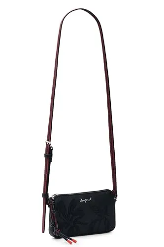 Elegante Schwarze Tasche mit Verstellbarem Riemen in schwarz von Desigual