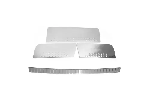 OMAC Zierleisten-Aufkleber für Mercedes Sprinter W906 (4tlg) - Hochwertiger Ladekantenschutz für Ihren Mercedes Sprinter. Absolut rostfrei und mit glänzendem Chrom-Finish, schützt er effektiv Ihre Einstiegskanten und verleiht Ihrem Fahrzeug eine edle Optik.